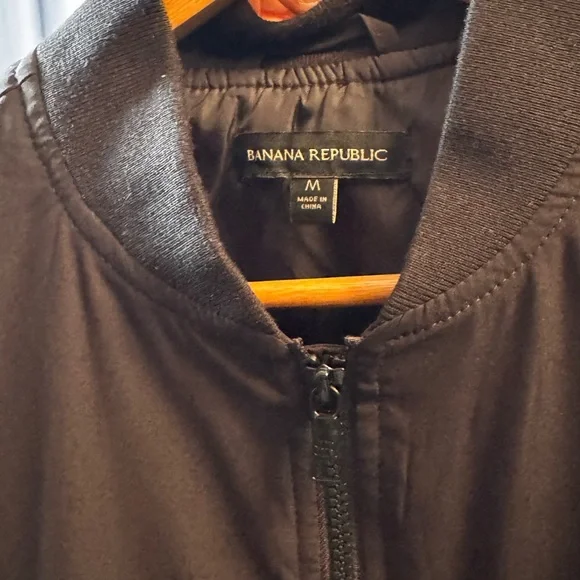 Banana Republic Dark Brown Bomber Jacket - Picture 3 of 4